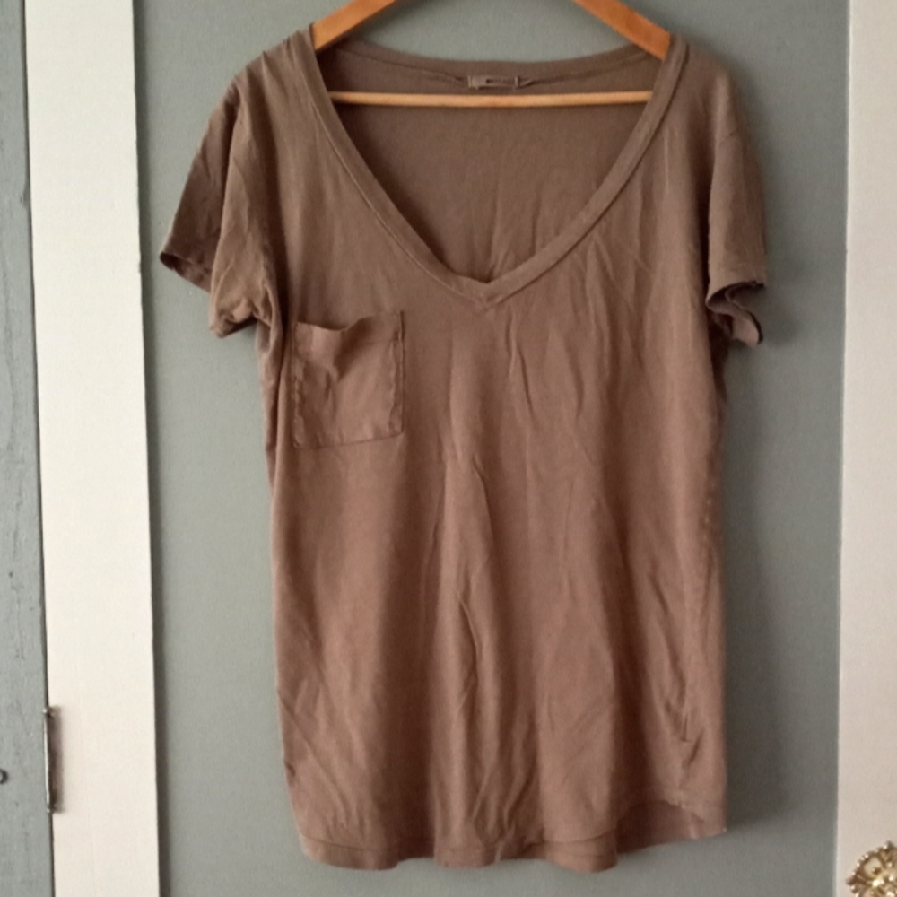 LAmade Brown Short Sleeve Tee